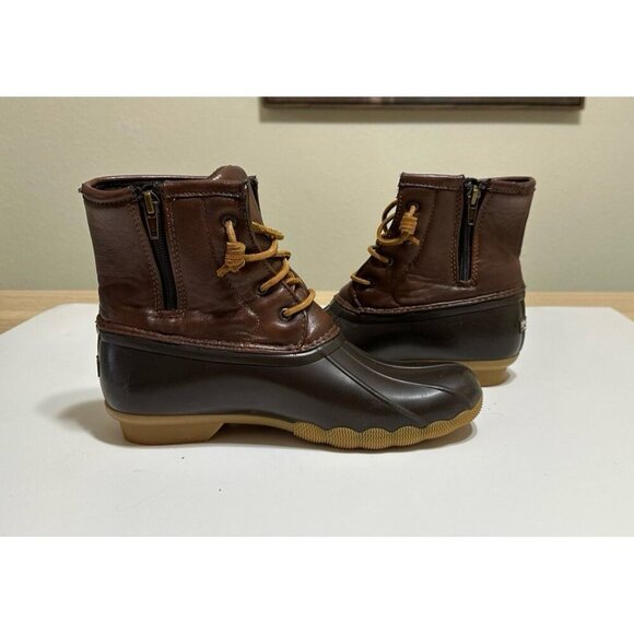 Sperry Top-Sider Youth Saltwater Duck Boots Size 6.0 - Picture 6 of 9